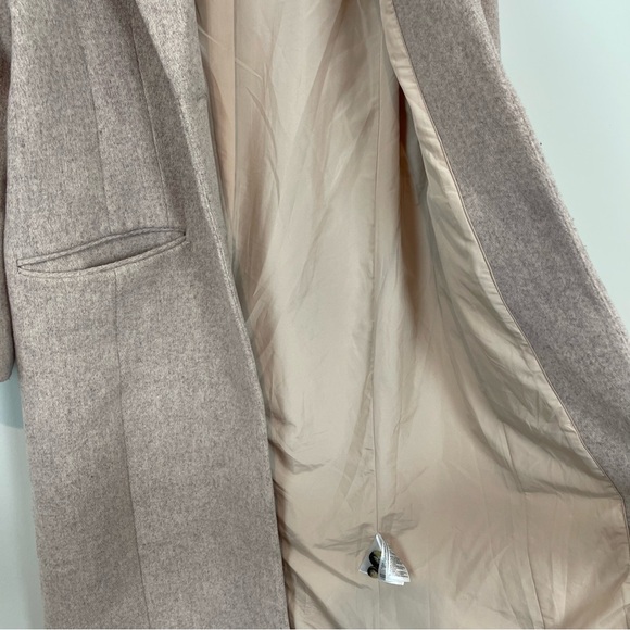 H&M Wool Blend Powder Pink Over Coat Sz 0 - Picture 13 of 14